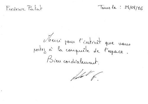 Frederic patat carta - -, firmata